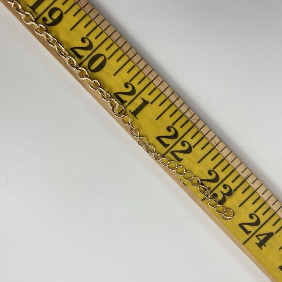 Gold Tone Faux Pearl Boho Statement Necklace Classic Timeless Lightweight - Picture 7 of 7